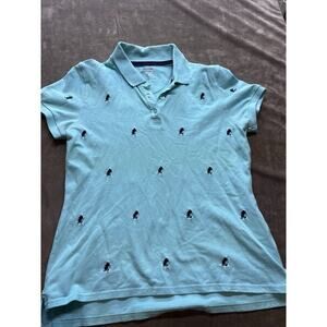 Vintage Disney‎ Parks Mickey Mouse Embroidered Short Sleeve Polo Shirt Medium